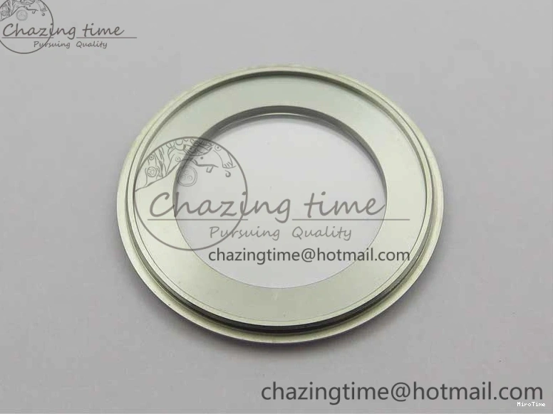 MIROTIME 0402 Stylish Calatrava 5524 Pilot Travel Time SS GRF Black Dial on Black Leather Strap A324 V 7108